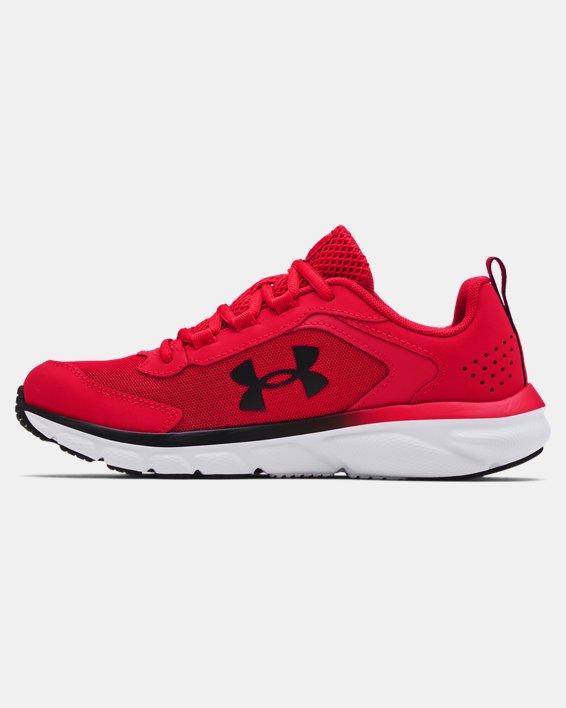Boys' Grade School UA Assert 9 Running Shoes, Red, pdpMainDesktop image number 1